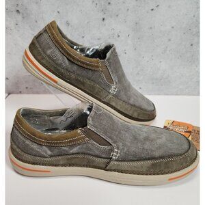 Skechers Landon Stellar Shoes Relaxed Fit Memory Foam Slip-On Mens 8